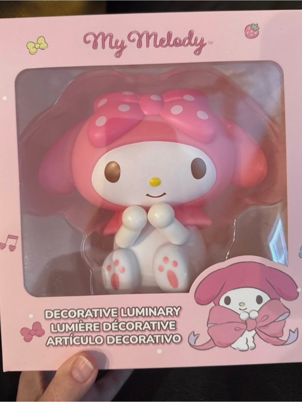 Miniso My Melody Decorative Luminary - Pink White New Sanrio